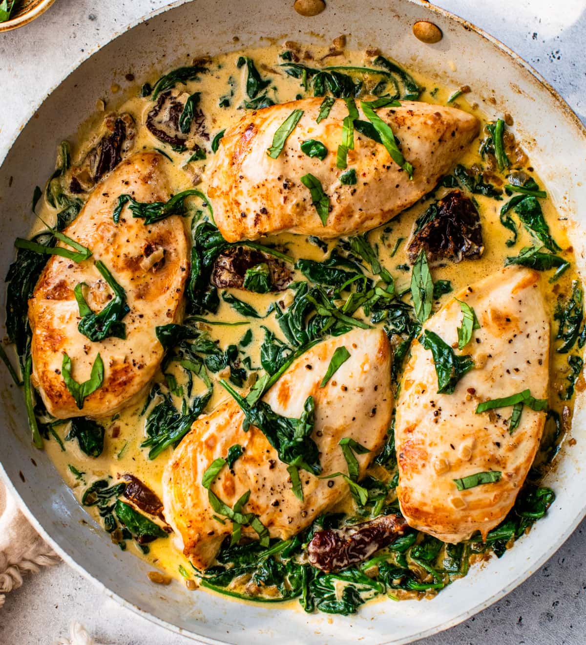 Creamy Tuscan Chicken For 2