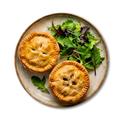 Chicken & Mushroom Pies for 1