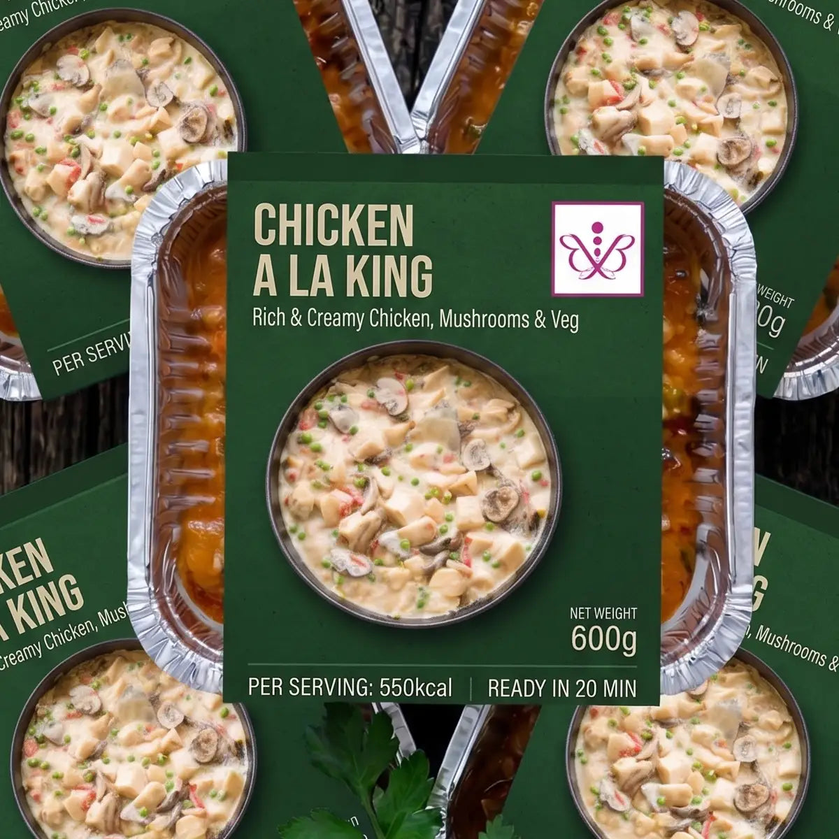 Chicken A La King for 1